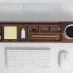 SmartHub Walnut Desk Organizer - Image 3