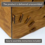 Wooden Desk Organizer for Documents and Office Supplies - Image 5