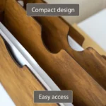 Wooden Desk Organizer for Documents and Office Supplies - Image 8