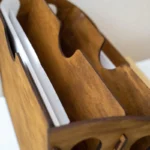 Wooden Desk Organizer for Documents and Office Supplies - Image 9