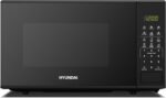 Hyundai 800W 20L Black Digital Microwave, Stainless Steel Interior, 11 Power Levels, Automatic Defrost, 6 Auto Cook Modes, Clock and Timer, Digital Controls, Easy Clean & Child Lock