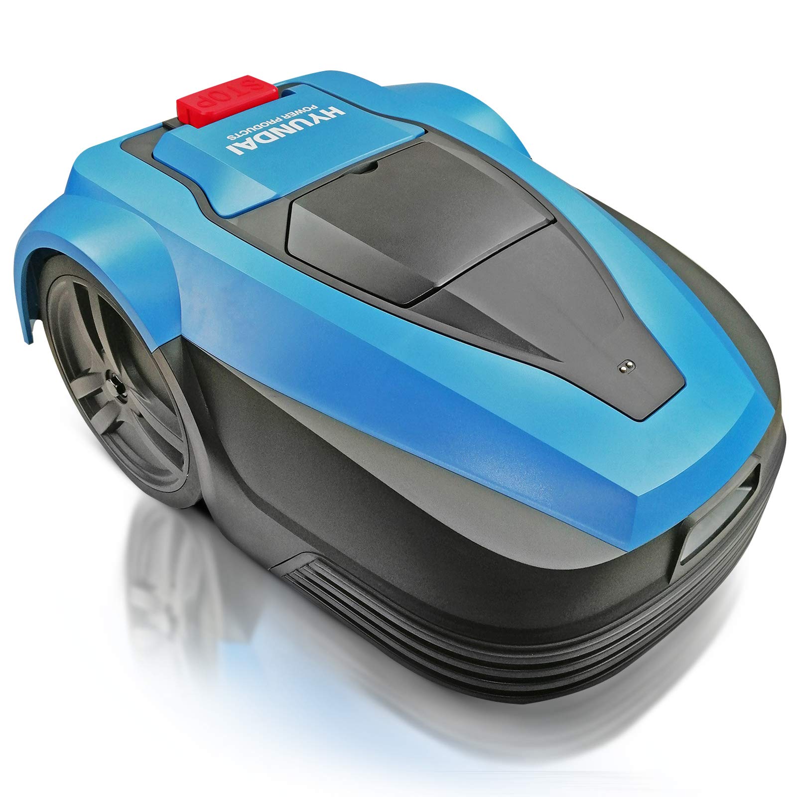 71YZabSJobL.jpg Hyundai Robot Lawnmower, 625sq Metre, 180mm Cutting Width, 7 Cutting Heights, Self-mulching, Smart Mowing Functionality Robot Mower with 2 Year Warranty - Image 1