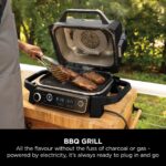 Ninja Woodfire Electric BBQ Grill & Smoker, 7-in-1 Outdoor Grill & Air Fryer, Roast, Bake, Dehydrate, Uses Woodfire Pellets, Weather Resistant, Non-Stick, Portable, Electric, Grey/Black, OG701UK - Image 5
