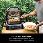 Ninja Woodfire Electric BBQ Grill & Smoker, 7-in-1 Outdoor Grill & Air Fryer, Roast, Bake, Dehydrate, Uses Woodfire Pellets, Weather Resistant, Non-Stick, Portable, Electric, Grey/Black, OG701UK - Image 6